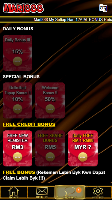 Mari888 - Promotion -woc444