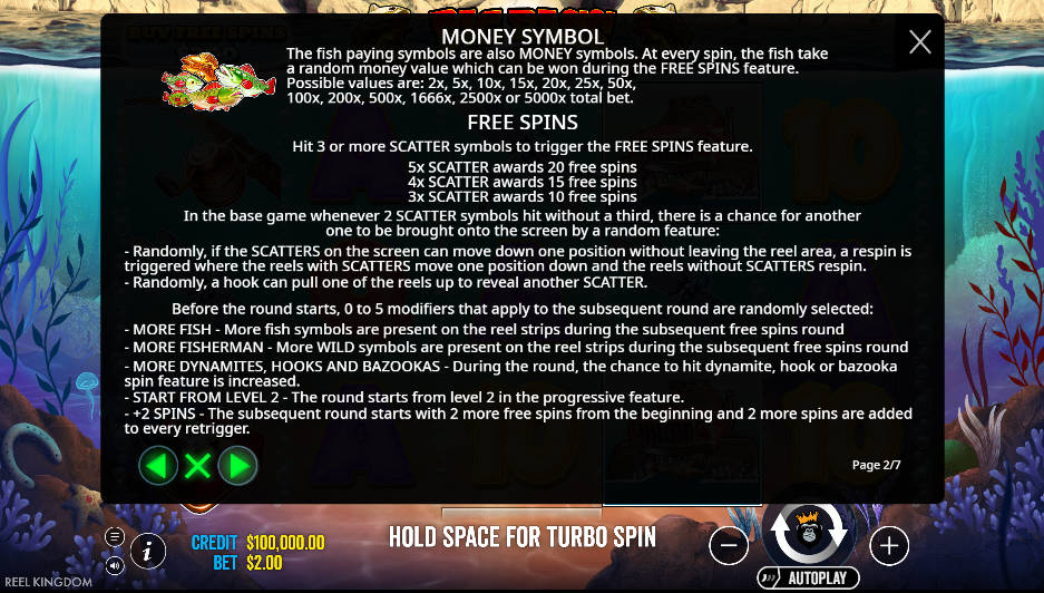 Big Bass Splash Slot - Features - woc444