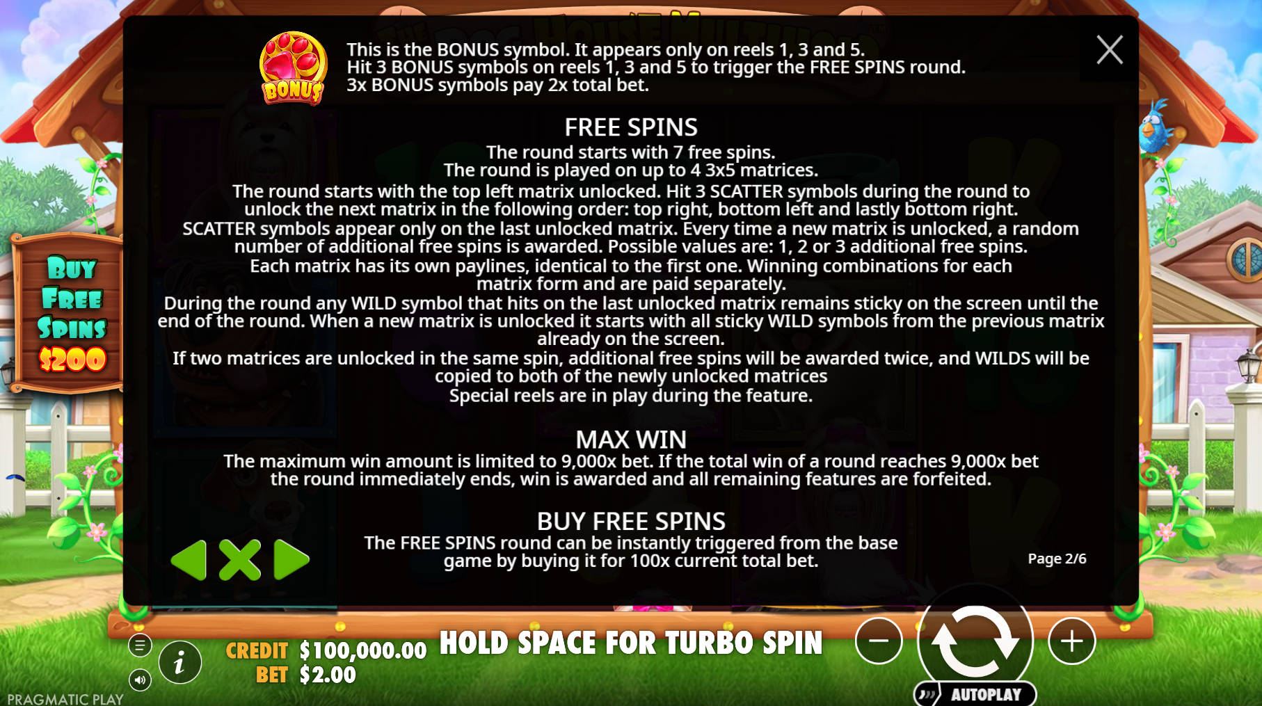 The Dog House Multihold Slot - Free Spins - woc444